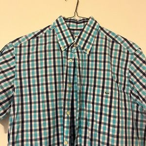 Men’s short sleeve Lacoste button down